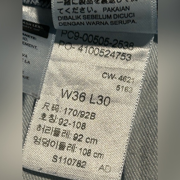 Levi’s Regular Fit 505 36x30 Men’s Blue Jeans 36 straight leg - Picture 8 of 16